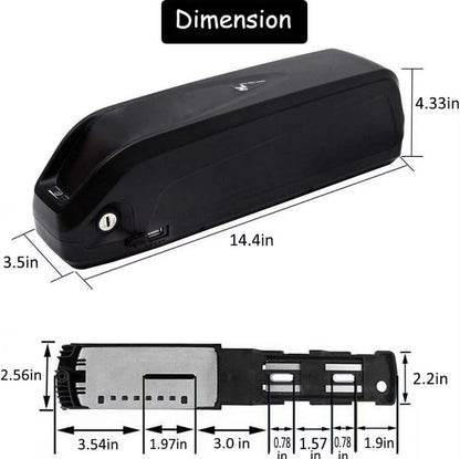 Extra Fat Tyre Battery (48v 15ah)