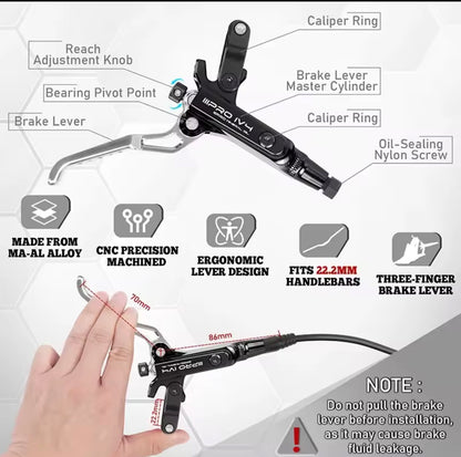 IV4 4 Piston Brakes
